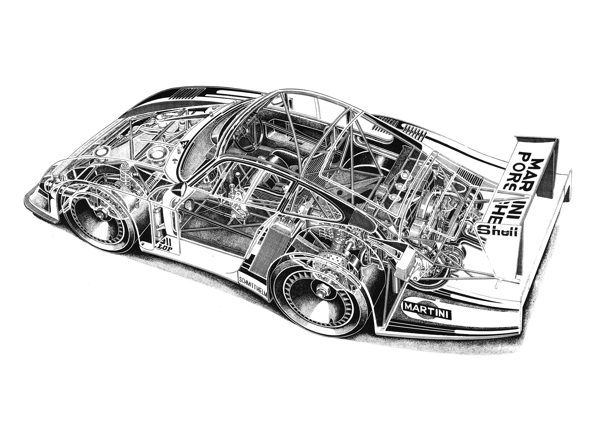 1978, Porsche, 935 78, Moby, Dick, Race, Racing, 935, Interior, Engine Wallpaper