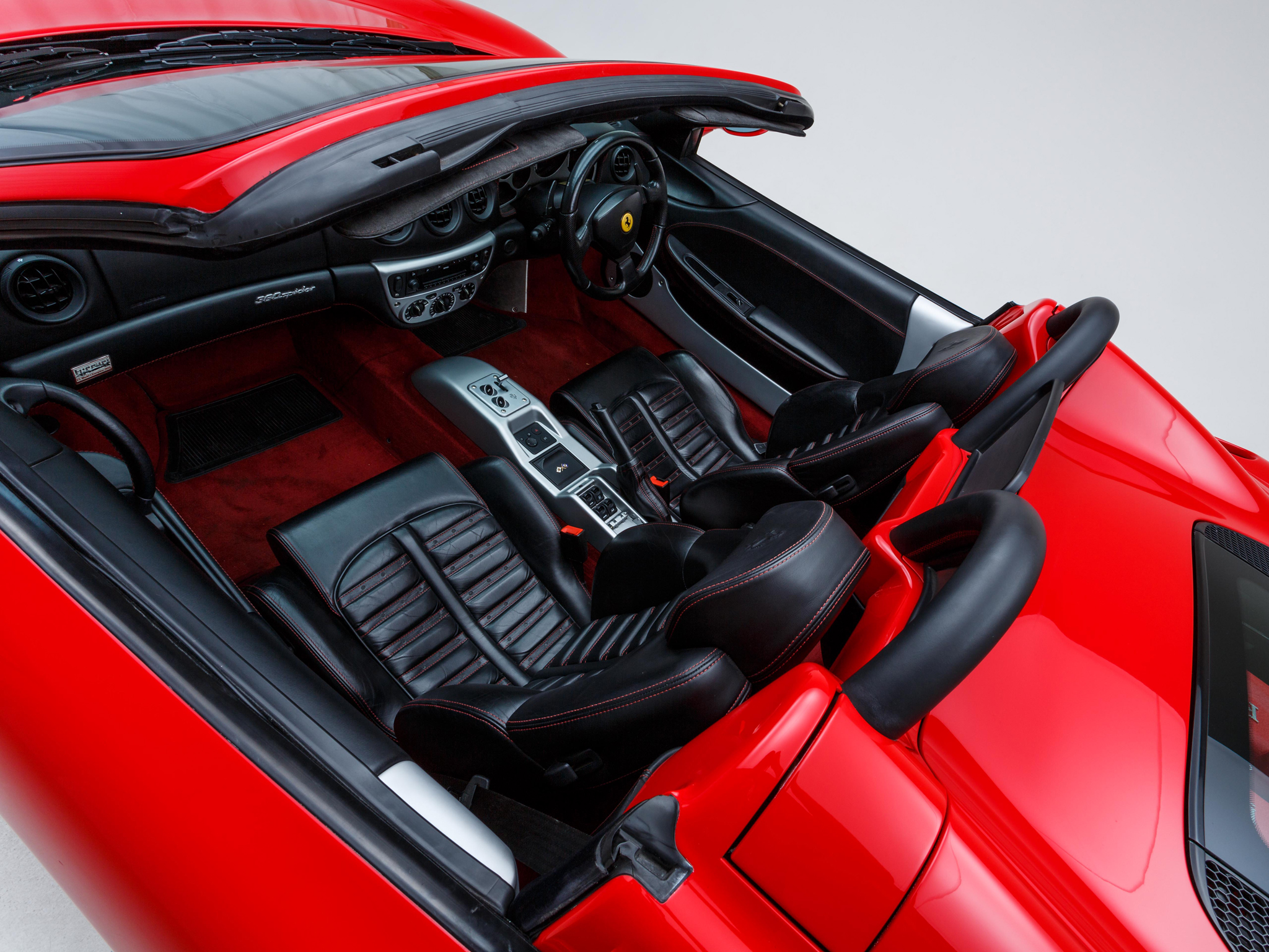 20, 02ferrari, 360, Spider, Au spec, Supercar, Interior Wallpaper