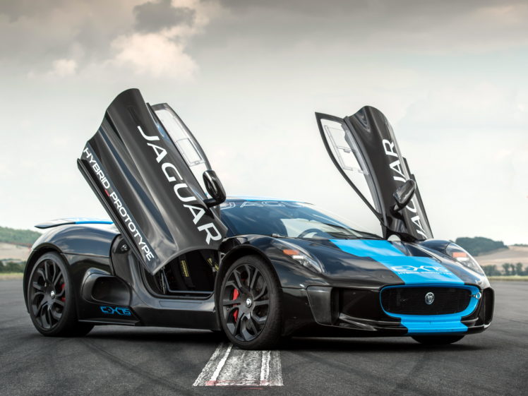 2013, Jaguar, C x75, Hybrid, Prototype, Supercar HD Wallpaper Desktop Background