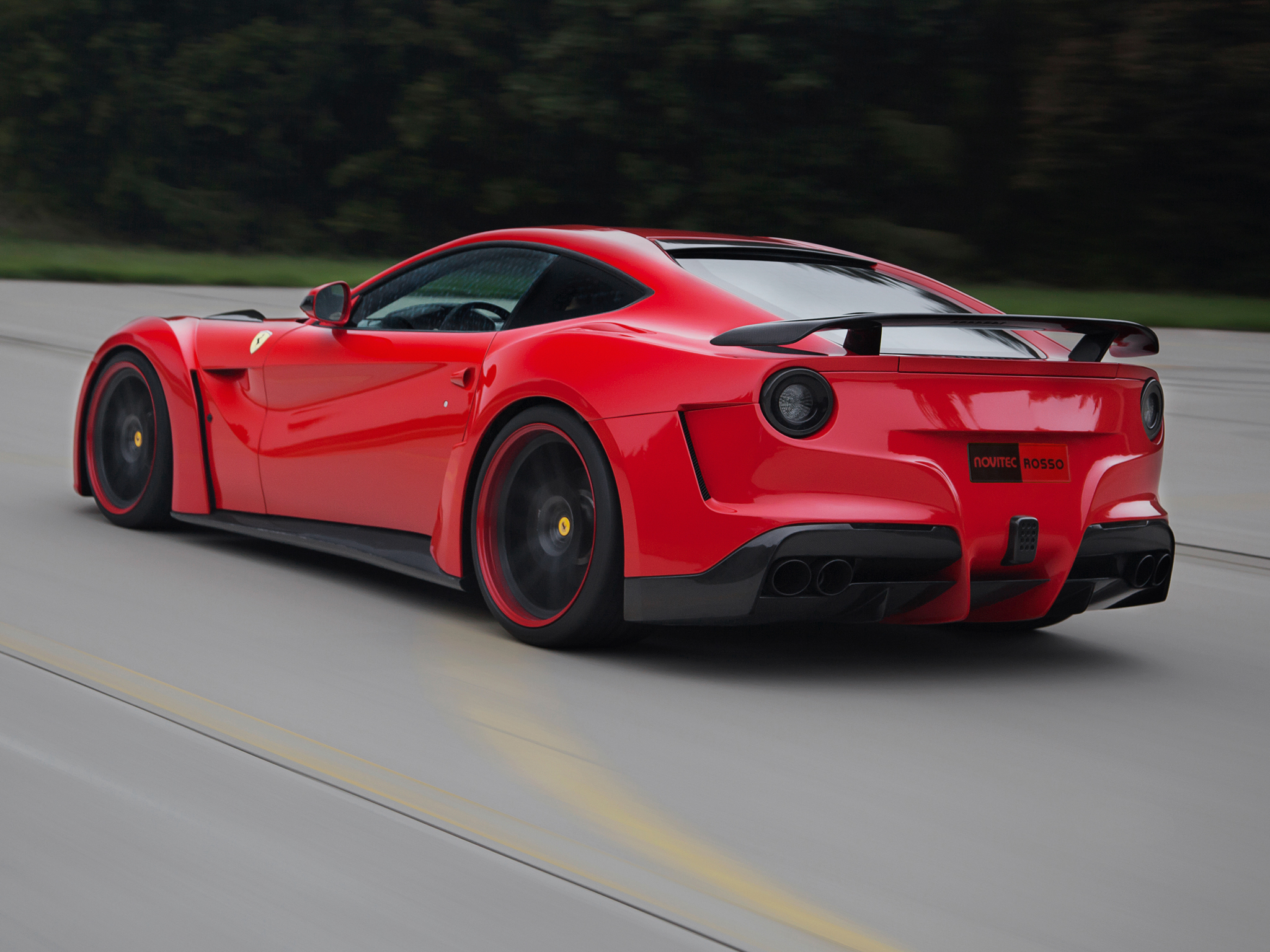 2013, Novitec, Rosso, Ferrari, F12, Berlinetta, N largo, Tuning, Supercar Wallpaper