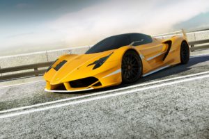 yellow, Ferrari