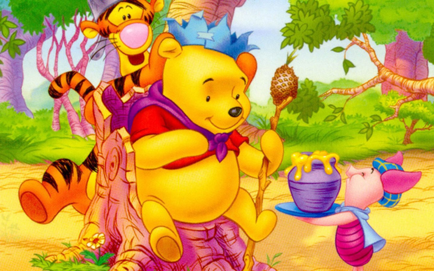 winnie, The, Pooh, Ge Wallpaper