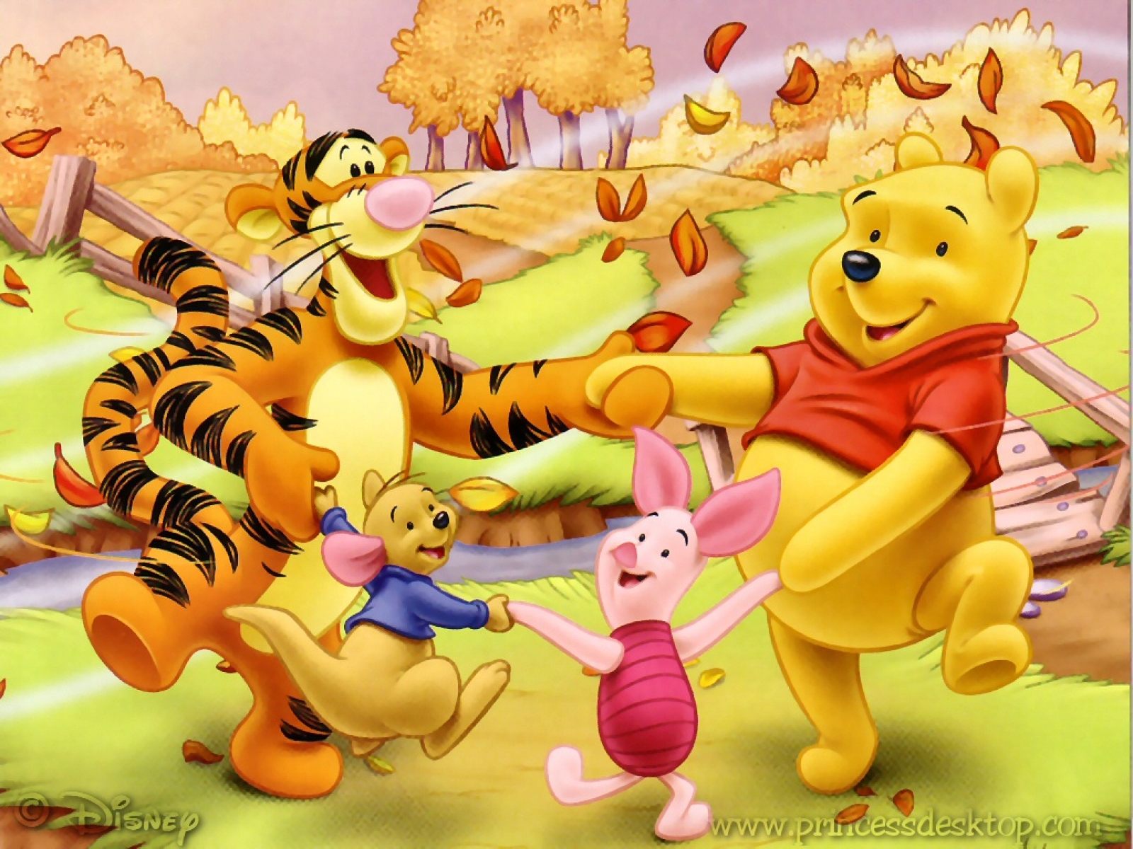 winnie, The, Pooh, Disney Wallpaper