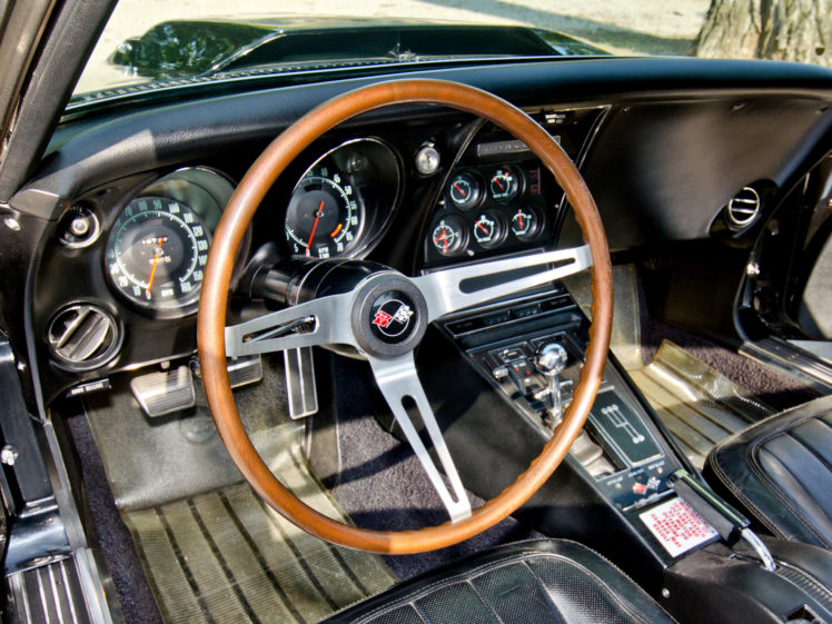 1968, Chevrolet, Corvette, L88, 427, Coupe,  c3 , Supercar, Muscle, Classic, Interior HD Wallpaper Desktop Background