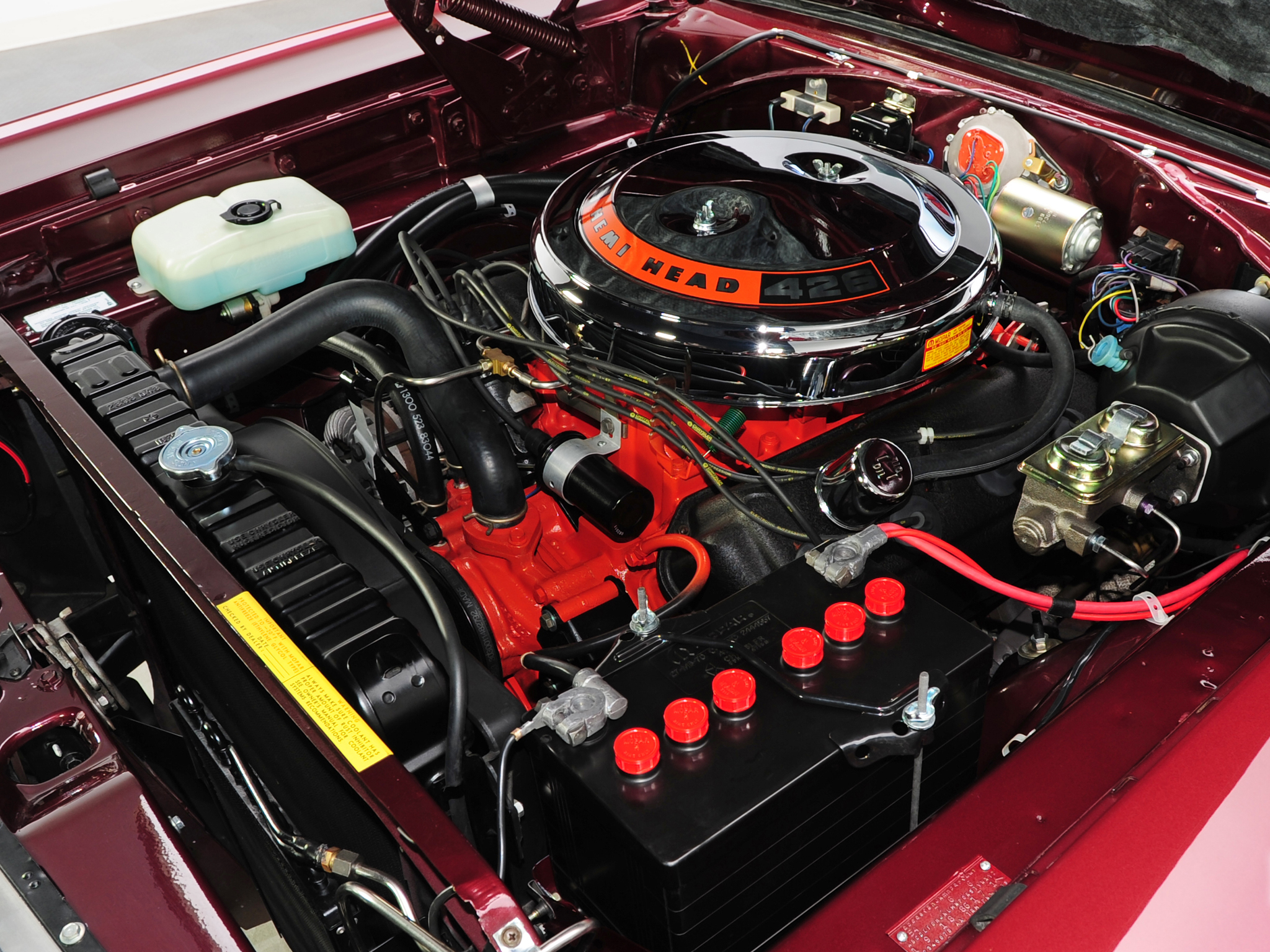 1968, Plymouth, Gtx, 426, Hemi, Muscle, Classic, Engine Wallpaper