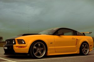 yellow, Cars, Vehicles, Ford, Mustang
