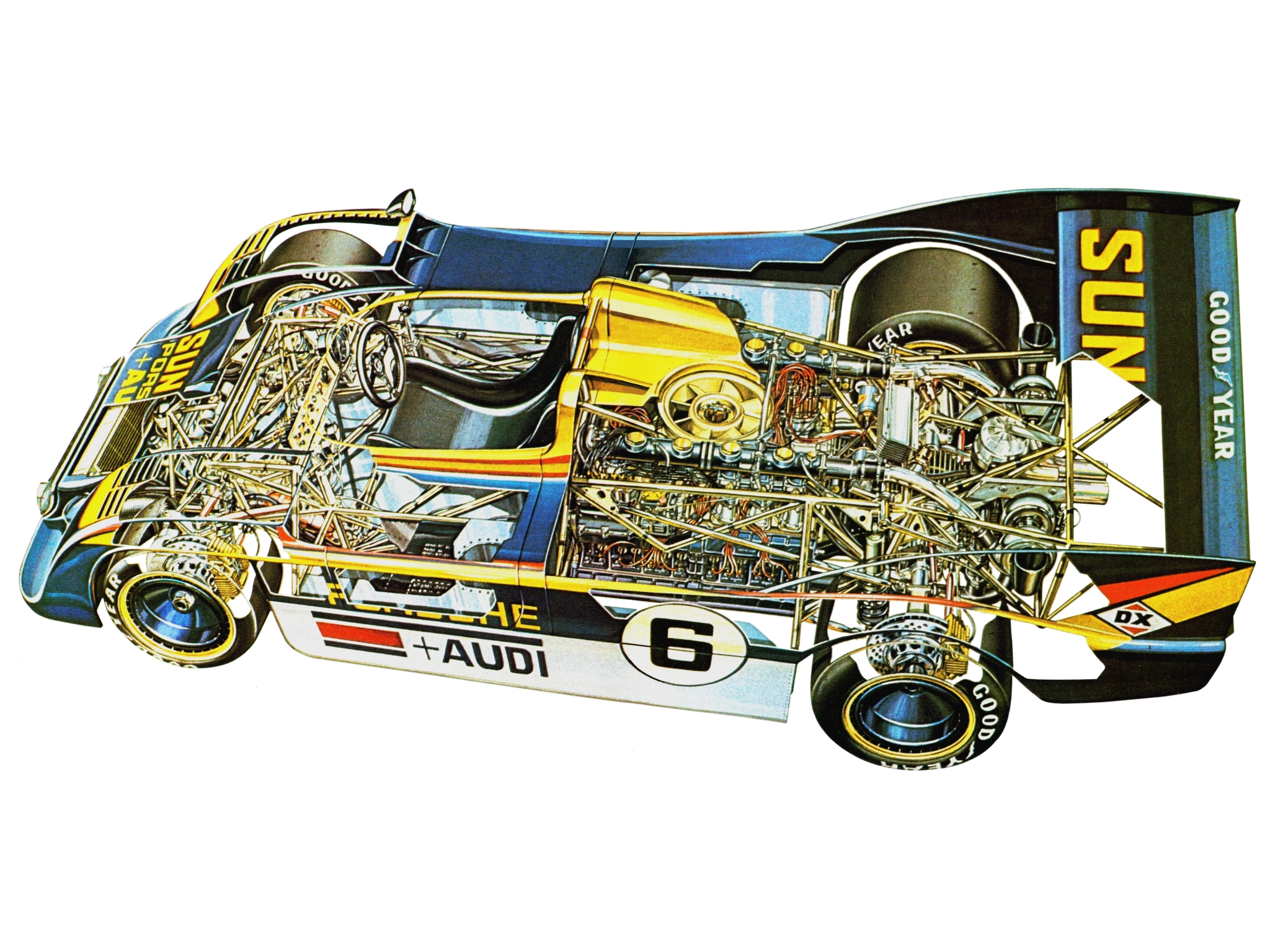 1973, Porsche, 917 30, Can am, Spyder,  002 003 , Race, Racing, 917, Interior, Engine Wallpaper