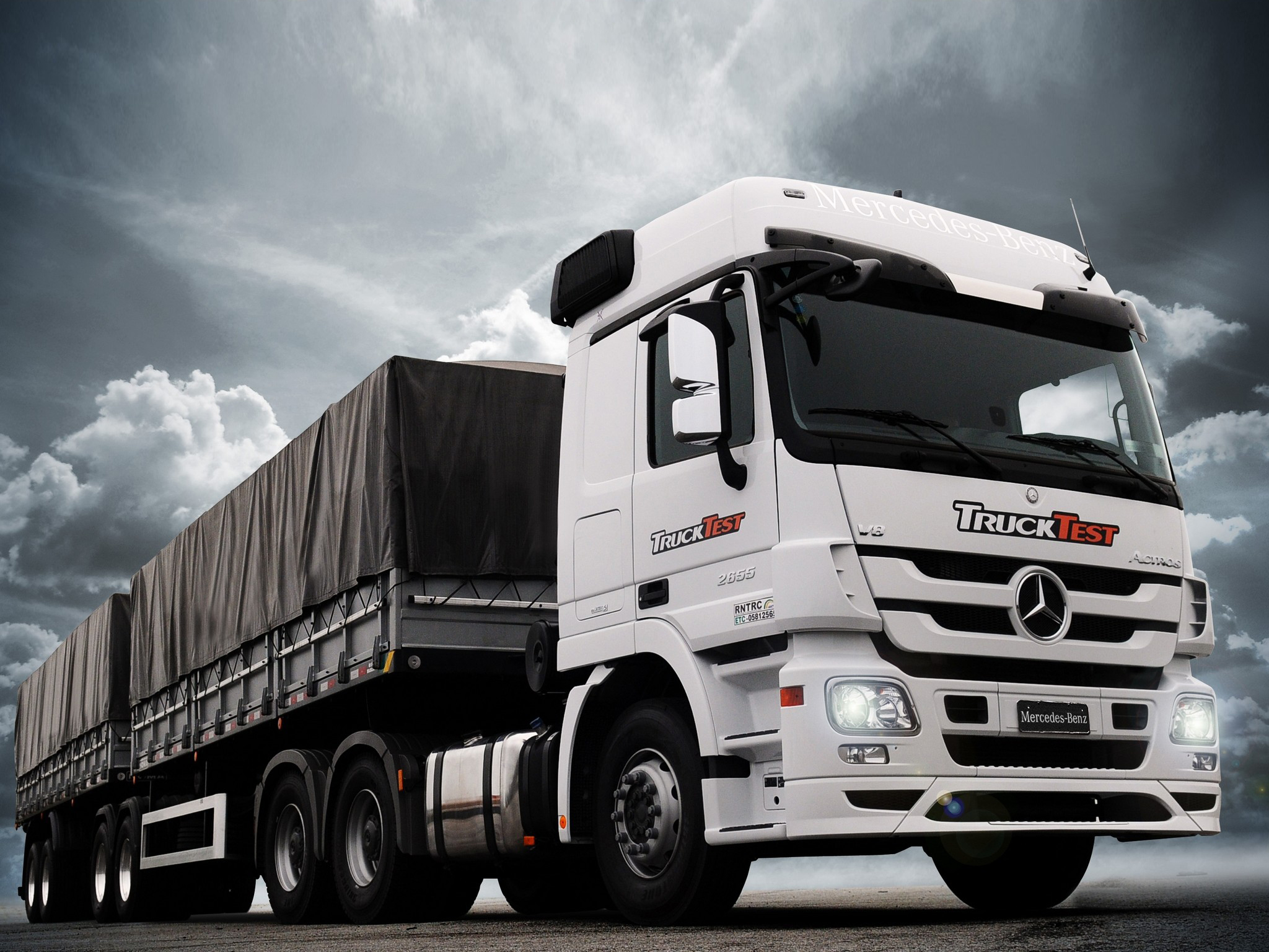 2013, Mercedes, Benz, Actros, 2655, Br spec,  mp3 , Semi, Tractor Wallpaper