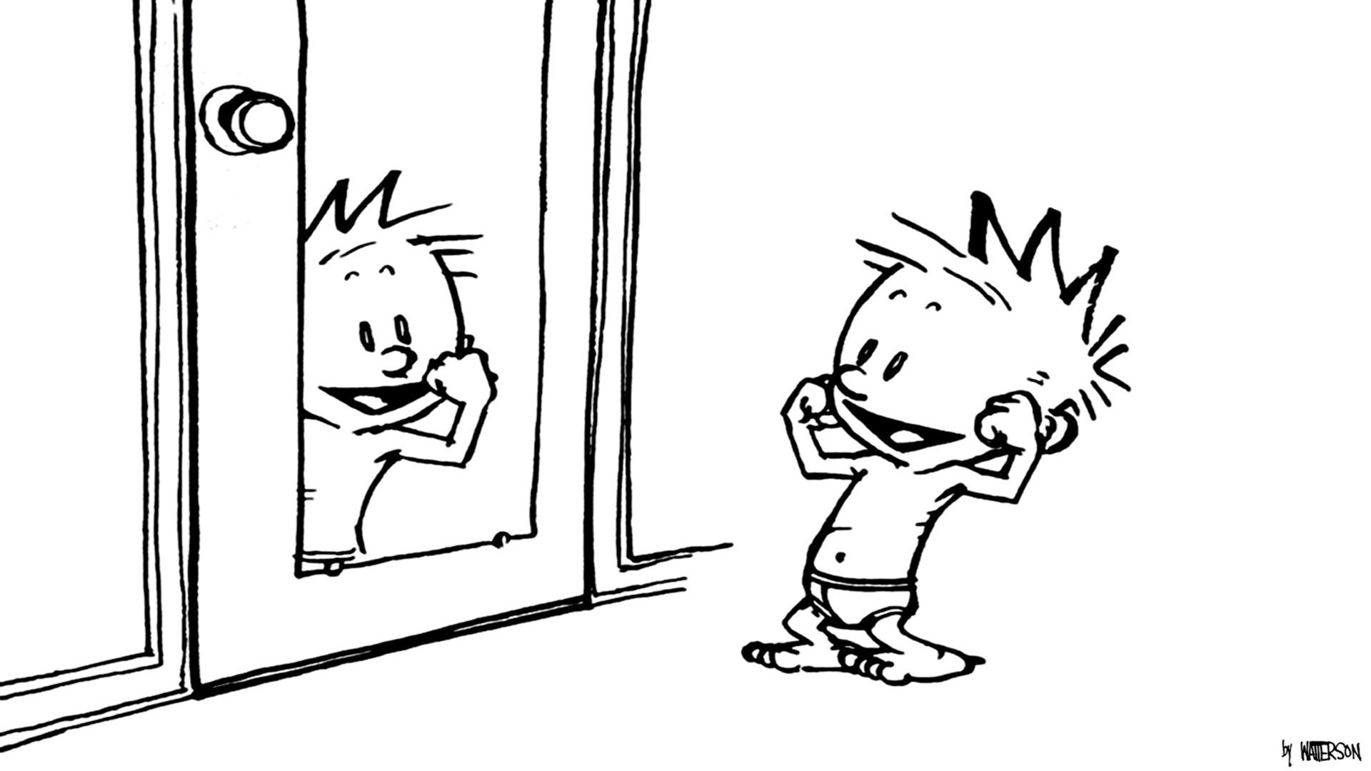 calvin, And, Hobbes, Comics Wallpaper