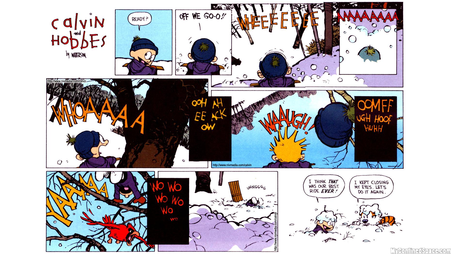 calvin, And, Hobbes, Comics Wallpaper