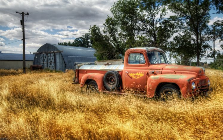 trucks, Rust, Vehicles, Hdr, Photography, Classic, Cars HD Wallpaper Desktop Background