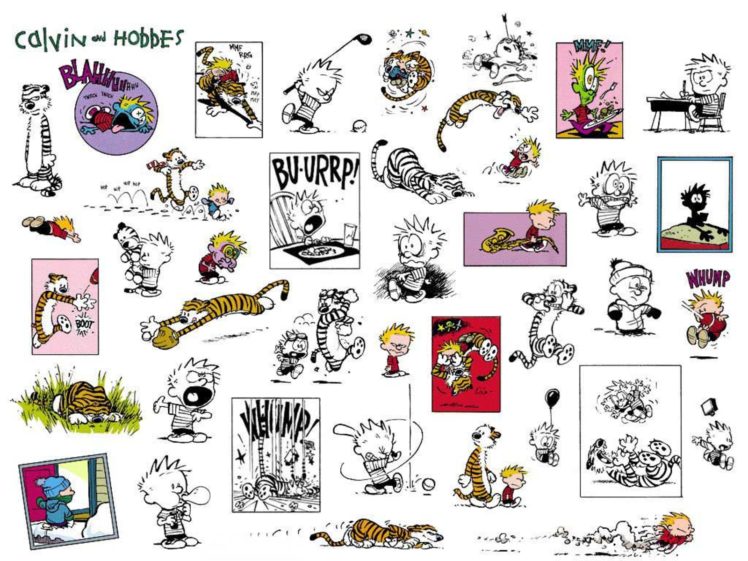 calvin, And, Hobbes, Comics, Fo HD Wallpaper Desktop Background
