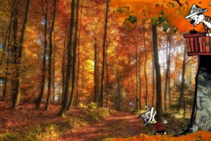 calvin, And, Hobbes, Comics, Autumn, Forest