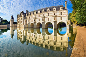 castles, Bridges, Chenonceau, Loire, Valley, Castles, Reflections
