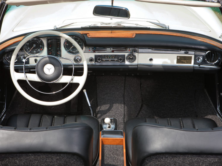 1965, Mercedes, Benz, 230, Sl,  w113 , Luxury, Classic, S l, Interior HD Wallpaper Desktop Background