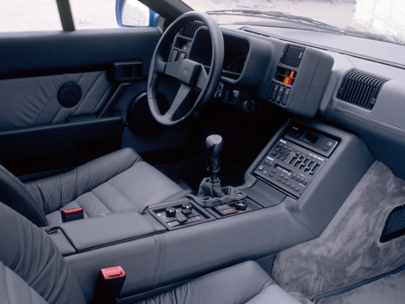 1986, Renault, Alpine, Gta, V6, Turbo, V 6, Interior Wallpaper