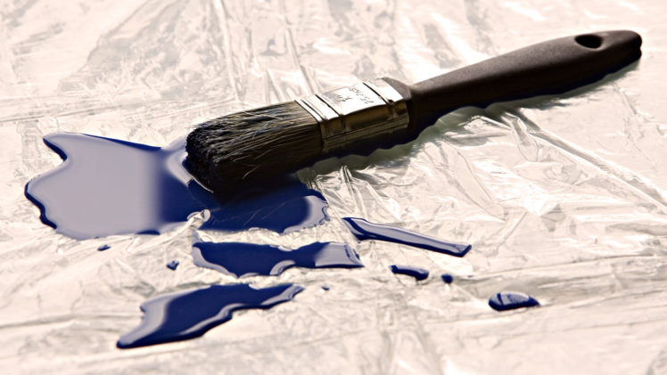 brush, Paint, Paintbrush, Blue, Art HD Wallpaper Desktop Background