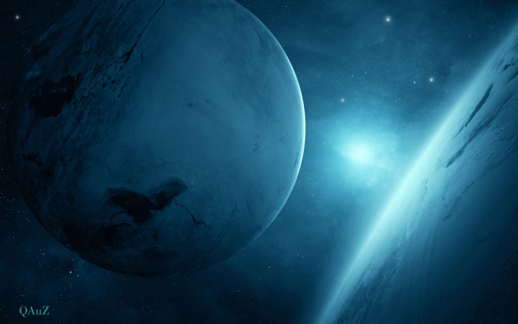 planet, Blue, Sci fi HD Wallpaper Desktop Background