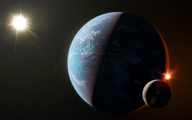 planet, Light, Sci fi, Shadow HD Wallpaper Desktop Background
