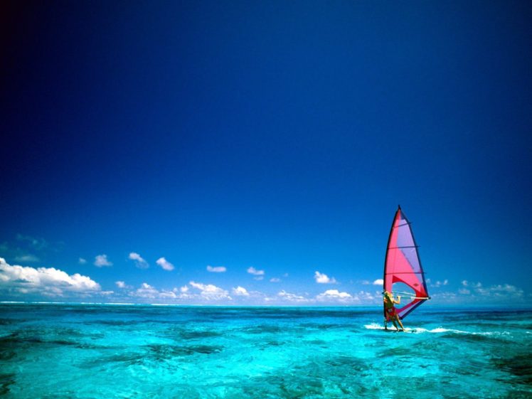 sea, Breeze, Ocean, Surfing, Wind HD Wallpaper Desktop Background