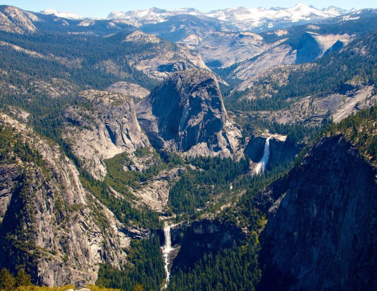 yosemite, National, Park, Mountains, Waterfall HD Wallpaper Desktop Background