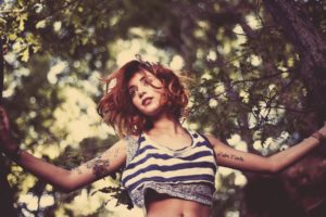 tattoos, Women, Redheads