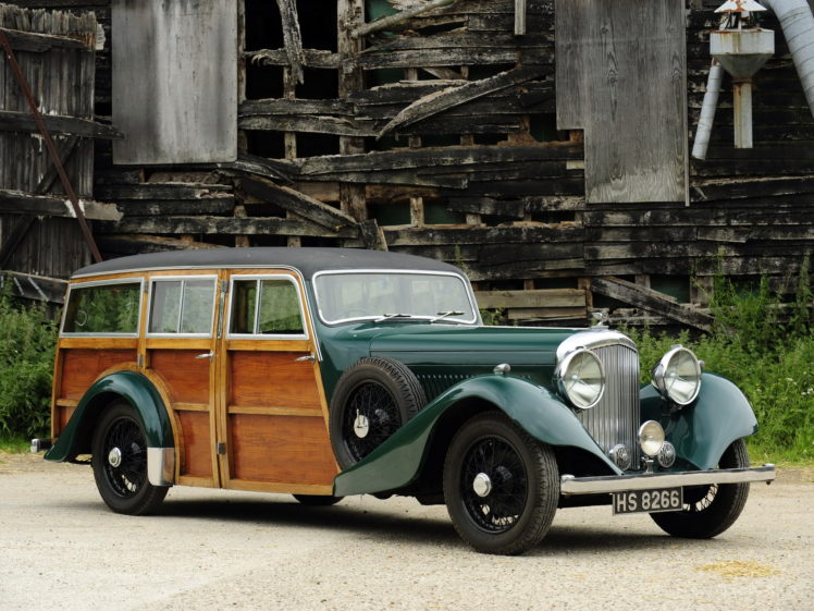 1935, Bentley, Shooting, Brake, By, Jones, Bros, Retro, Luxury, Stationwagon HD Wallpaper Desktop Background