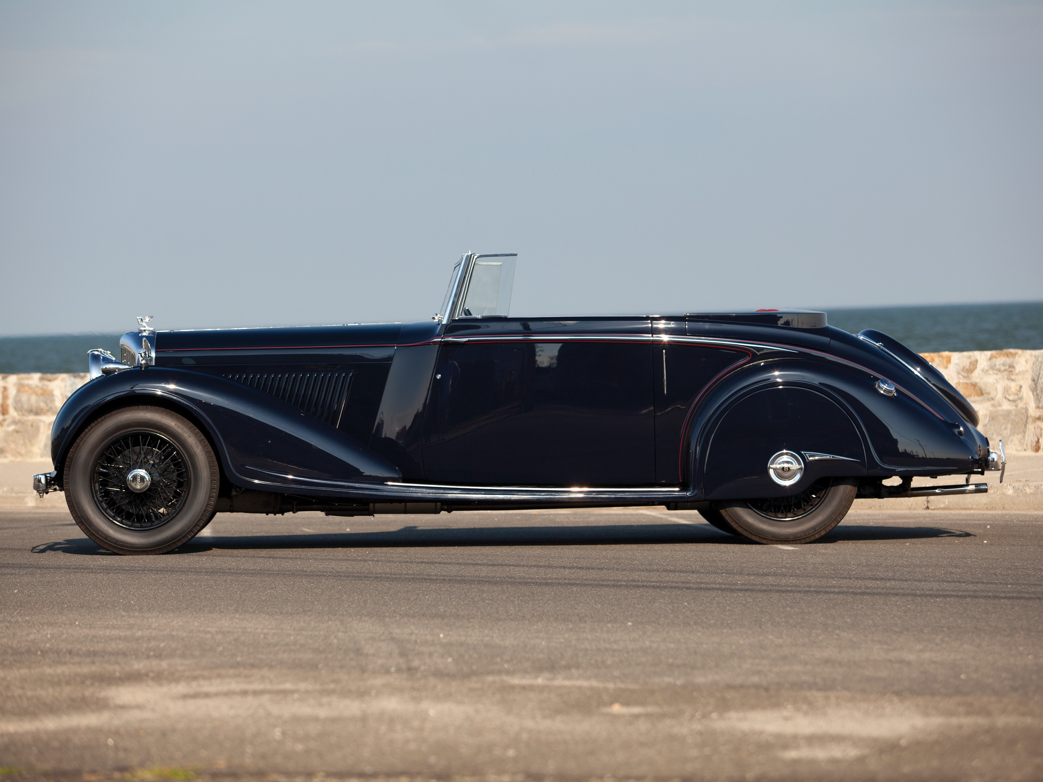 1937, Bentley, Concealed, Head, Coupe, By, Mulliner, Convertible, Retro, Luxury Wallpaper