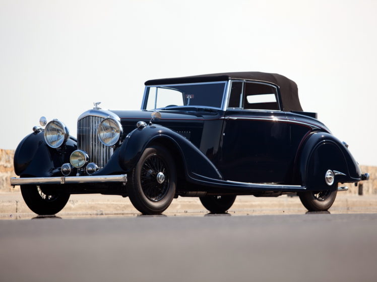 1937, Bentley, Concealed, Head, Coupe, By, Mulliner, Convertible, Retro, Luxury HD Wallpaper Desktop Background