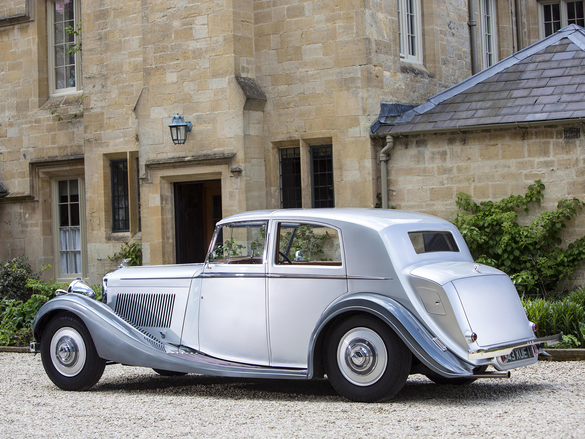 1938, Bentley, Sports, Saloon, By, Mulliner, Luxury, Retro Wallpaper