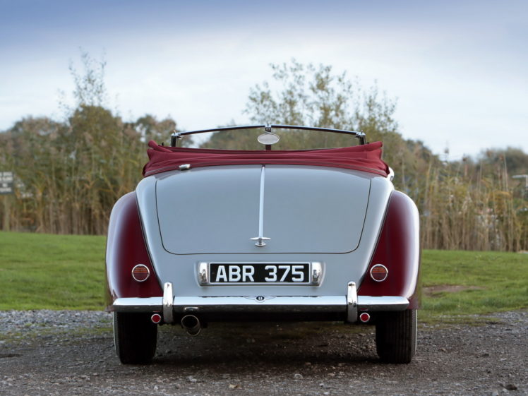 1949, Bentley, Mark, Vi, 6, Drophead, Coupe,  b122da , Retro, Luxury, Conertible, Fs HD Wallpaper Desktop Background