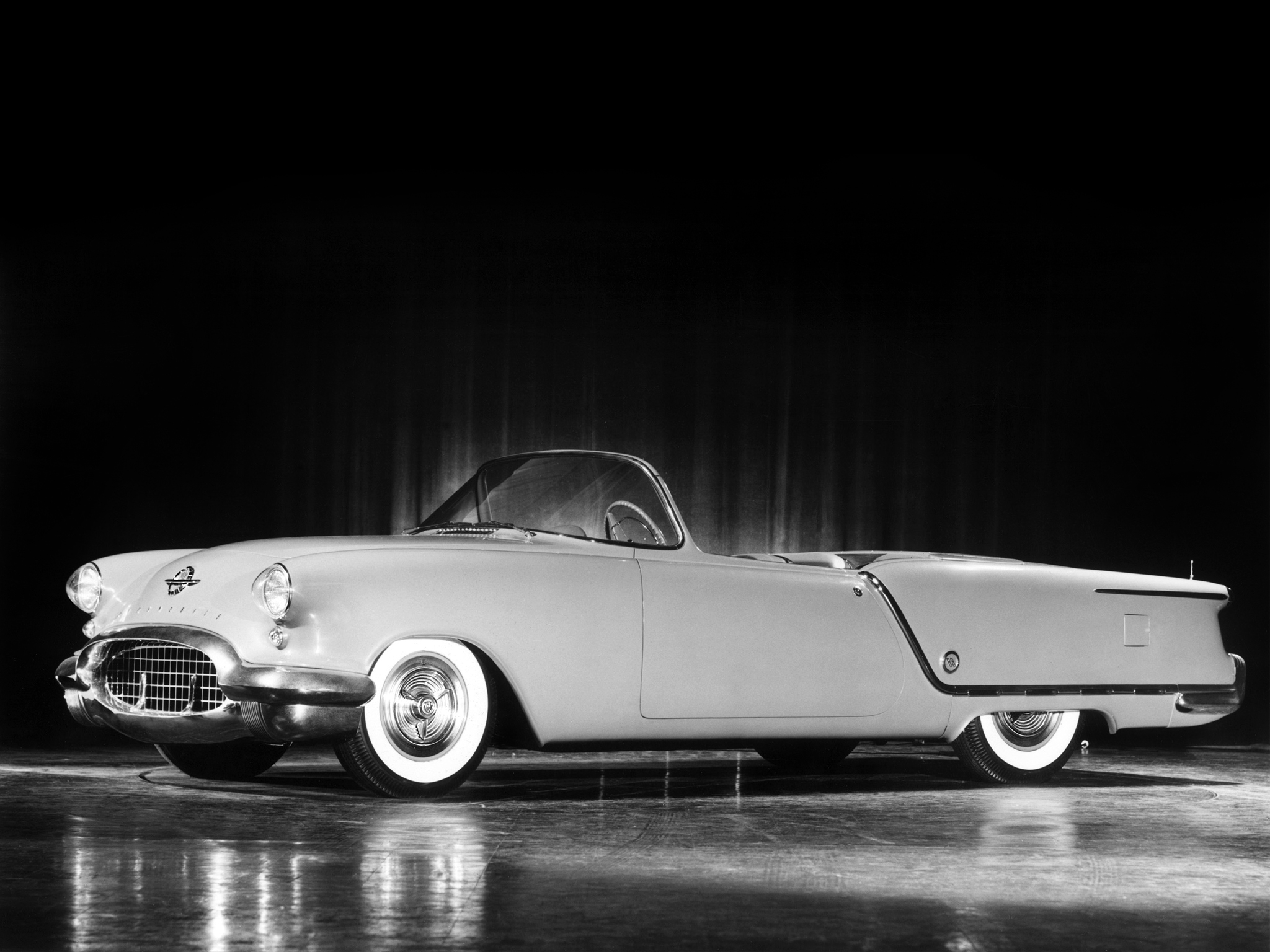 1953, Oldsmobile, Starfire, Convertible, Concept, Luxury, Retro Wallpaper
