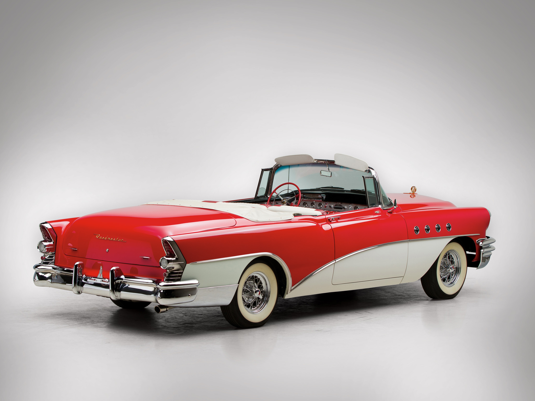 1955, Buick, Roadmaster, Convertible, Retro, Luxury Wallpaper