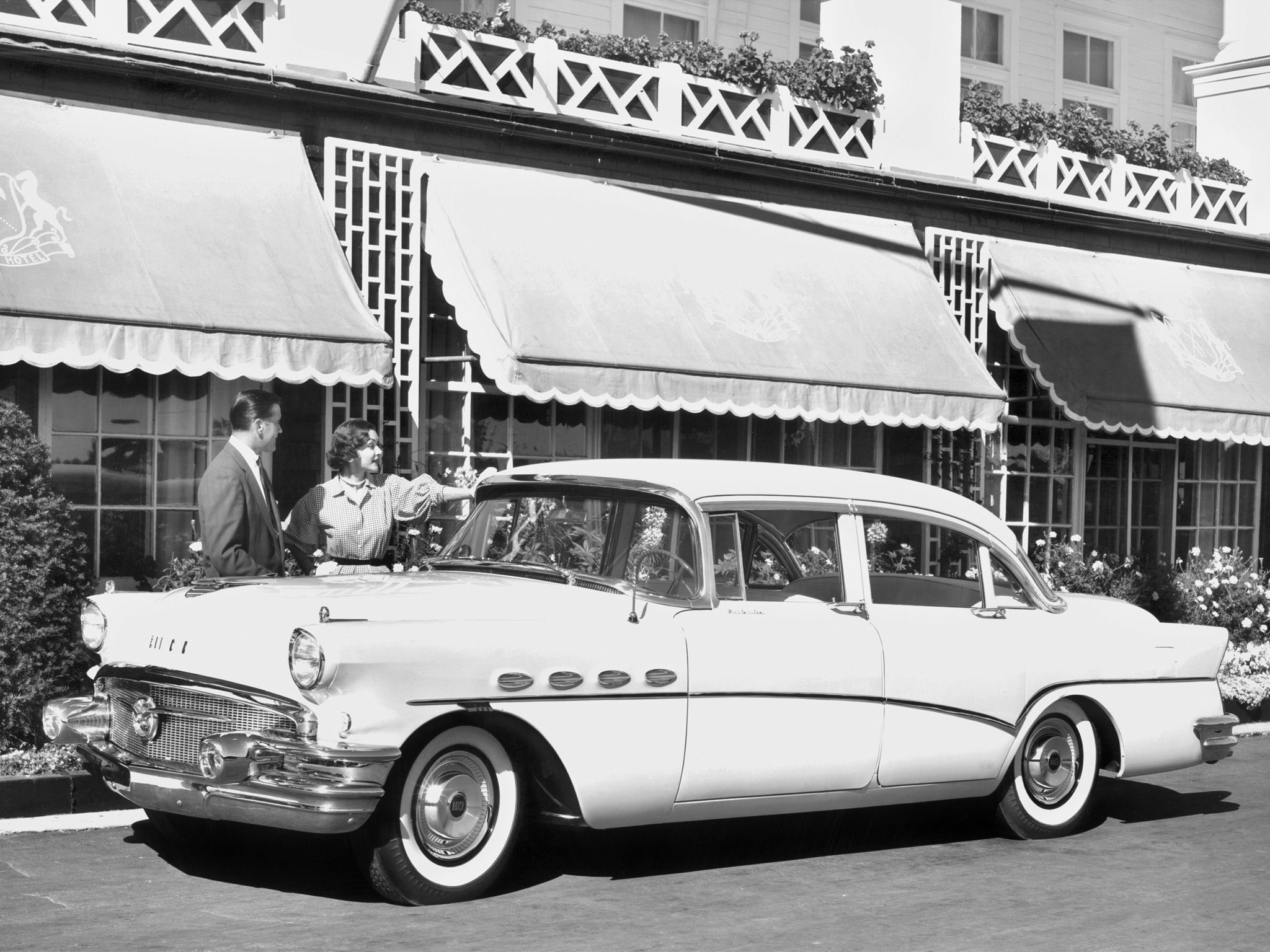 1956, Buick, Roadmaster, Sedan,  72 4769 , Retro Wallpaper