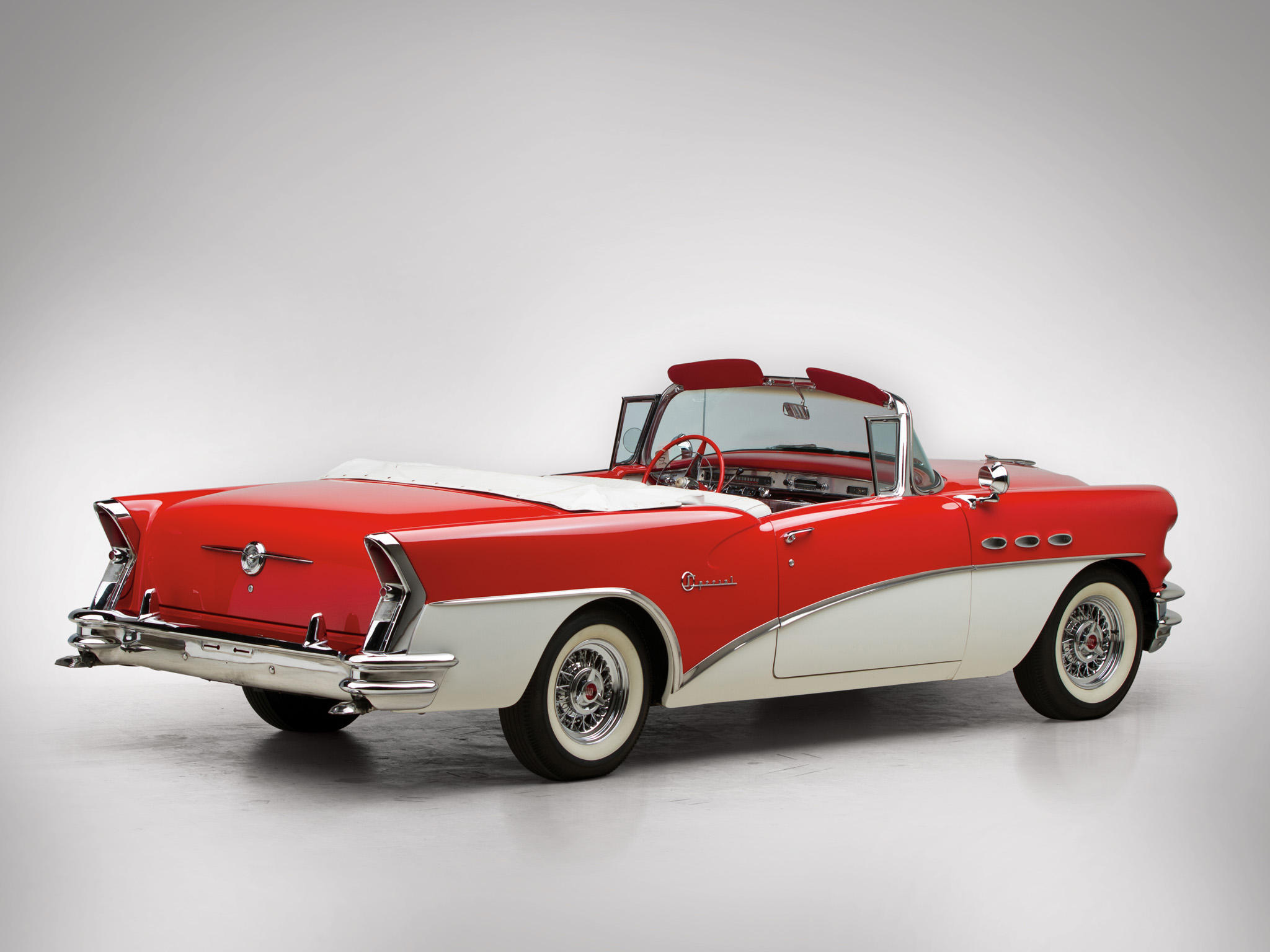 1956, Buick, Special, Convertible, Retro Wallpaper