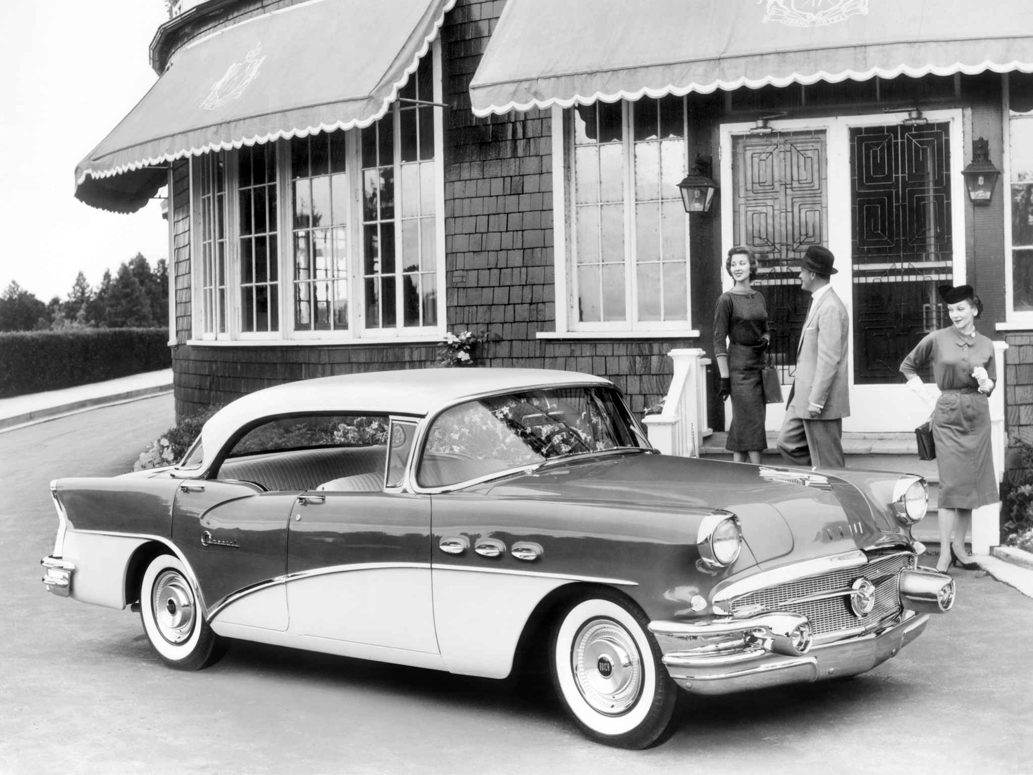 1956, Buick, Special, Hardtop, Sedan,  4439 , Retro Wallpaper