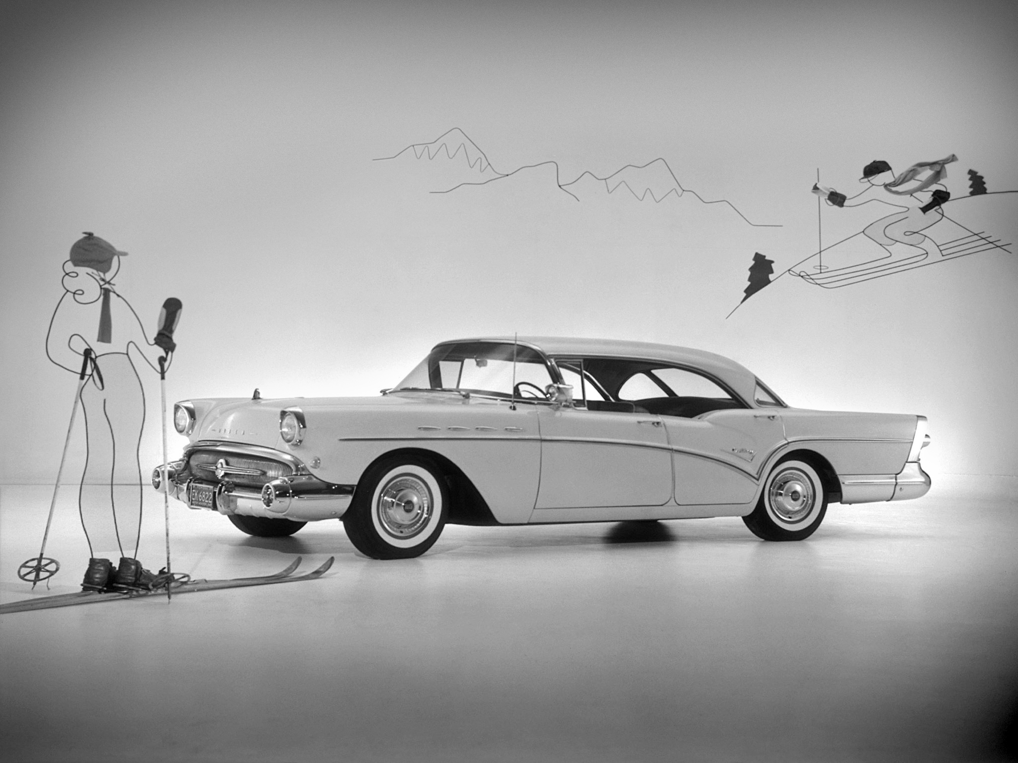 1957, Buick, Century, Riviera, Hardtop, Sedan, Retro Wallpaper