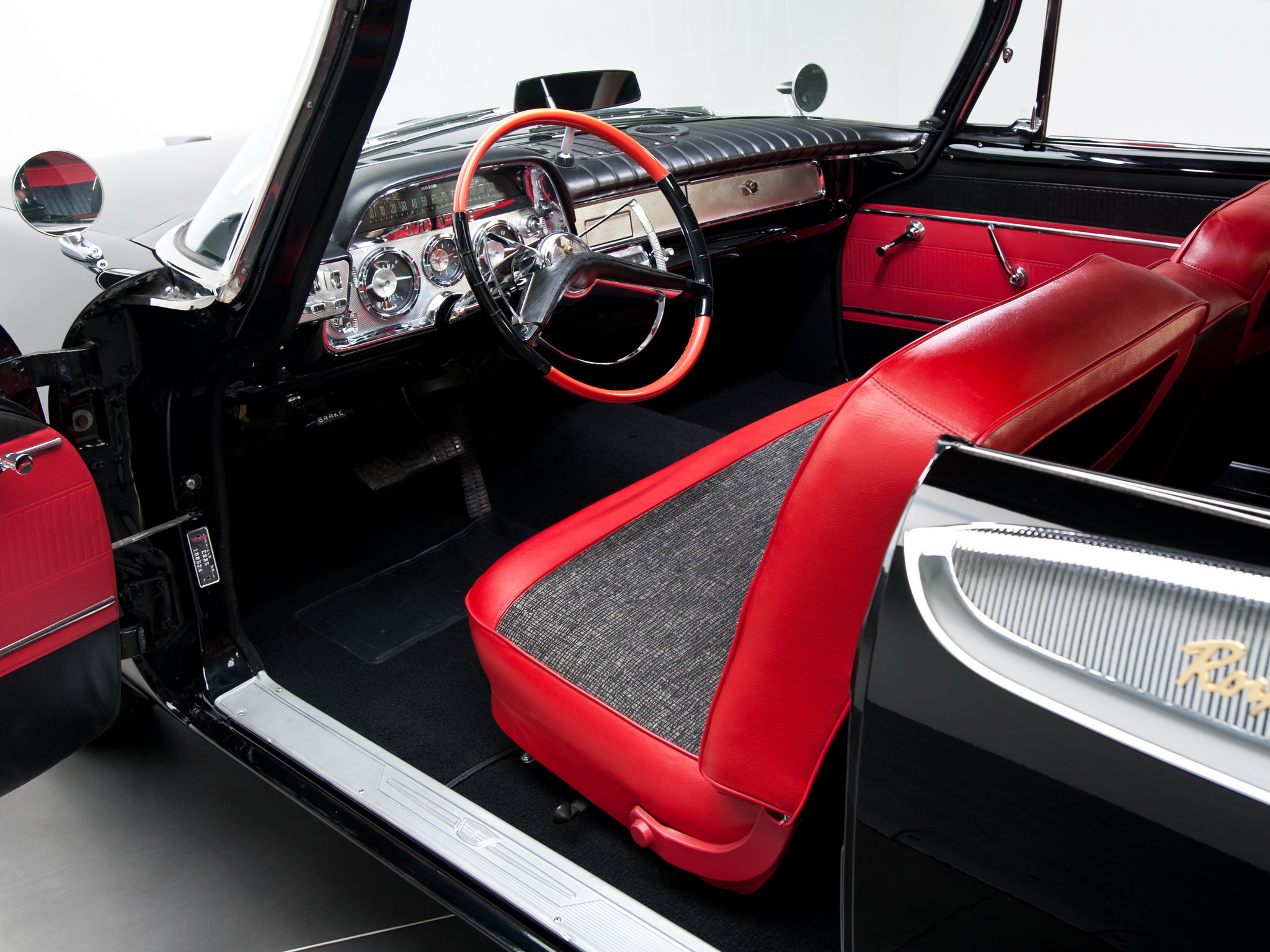 1959, Dodge, Royal, Lancer, D500, Hardtop, Coupe, Luxury, Retro, Interior Wallpaper