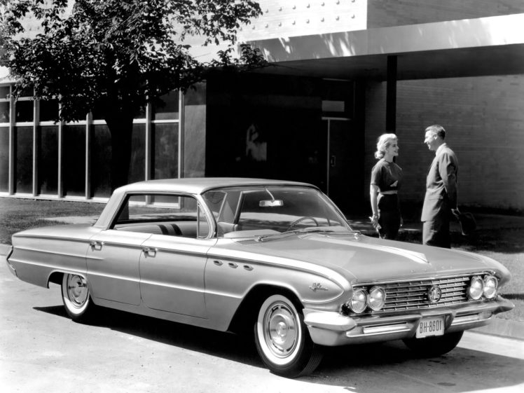 1961, Buick, Lesabre, Hardtop, Sedan,  4439 , Classic HD Wallpaper Desktop Background