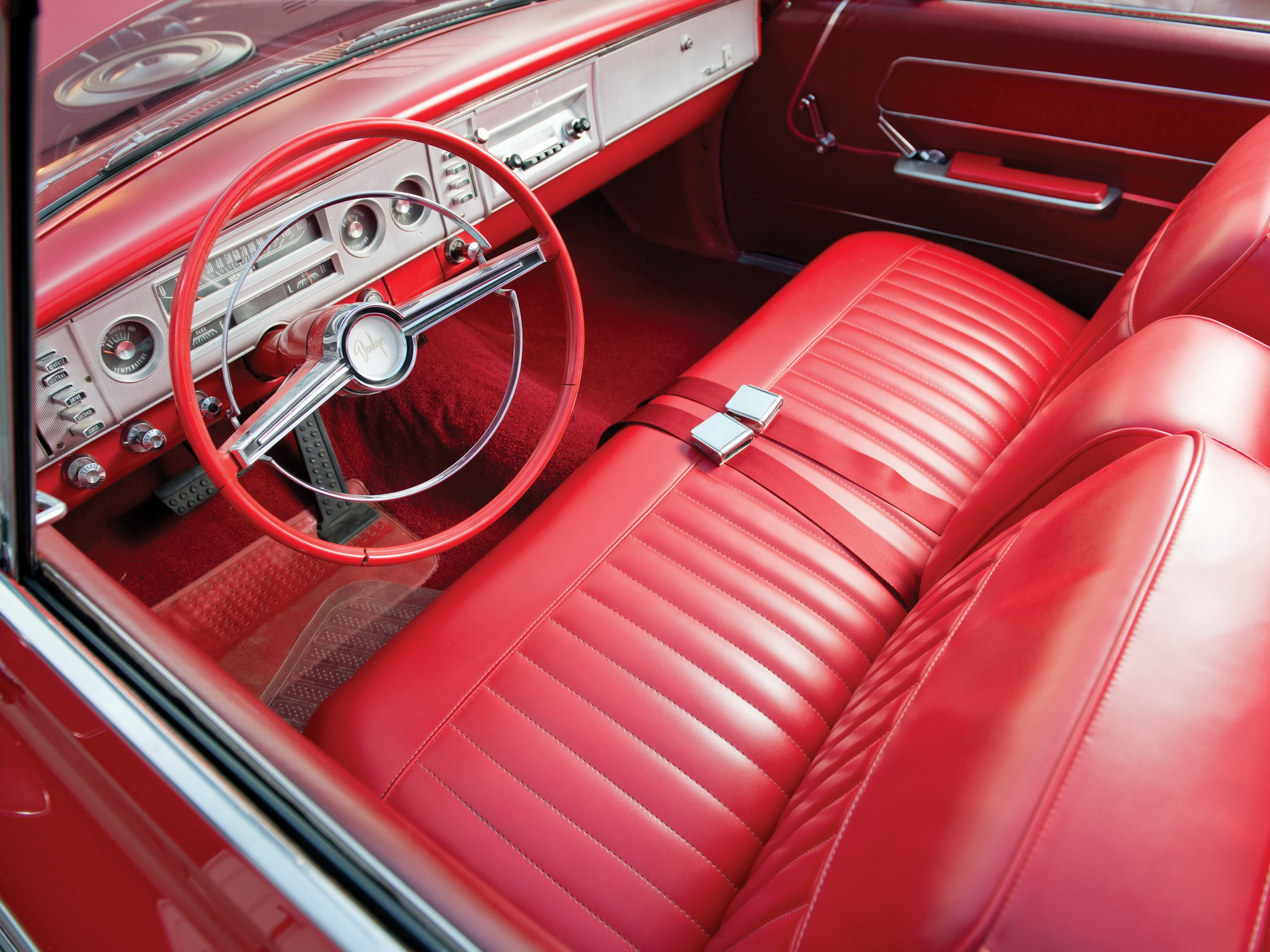 1964, Dodge, Polara, Convertible,  vd2h 635 , Muscle, Classic, Interior Wallpaper
