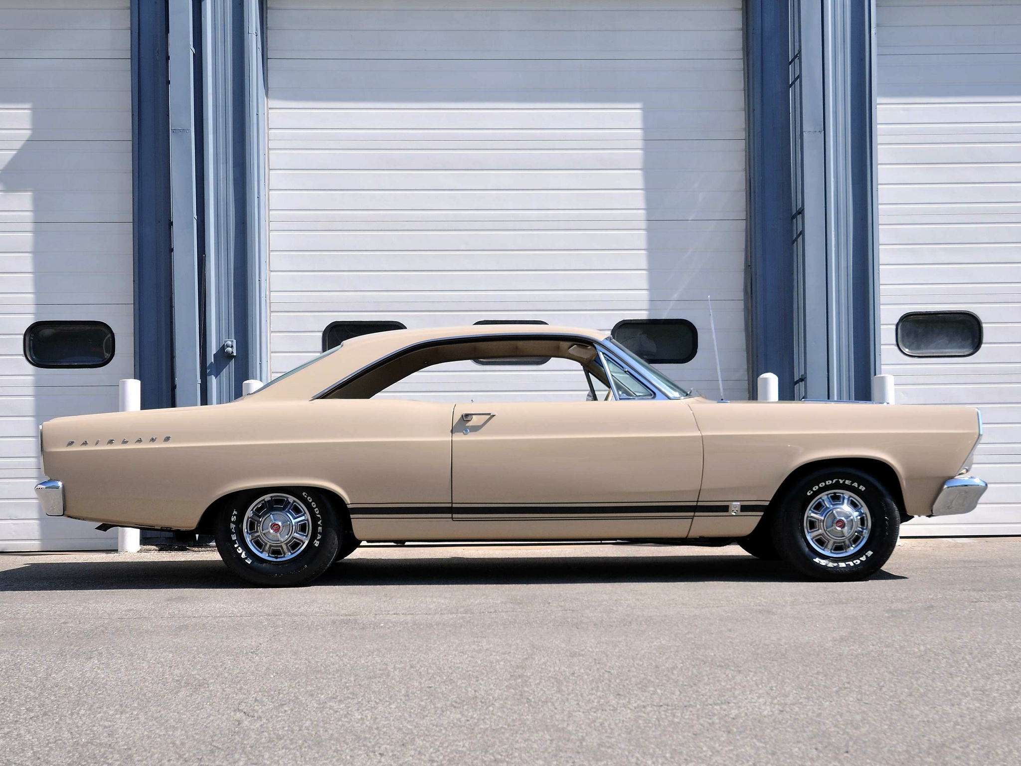 1966, Ford, Fairlane, 500gta, 2 door, Hardtop,  63d , Muscle, Classic Wallpaper