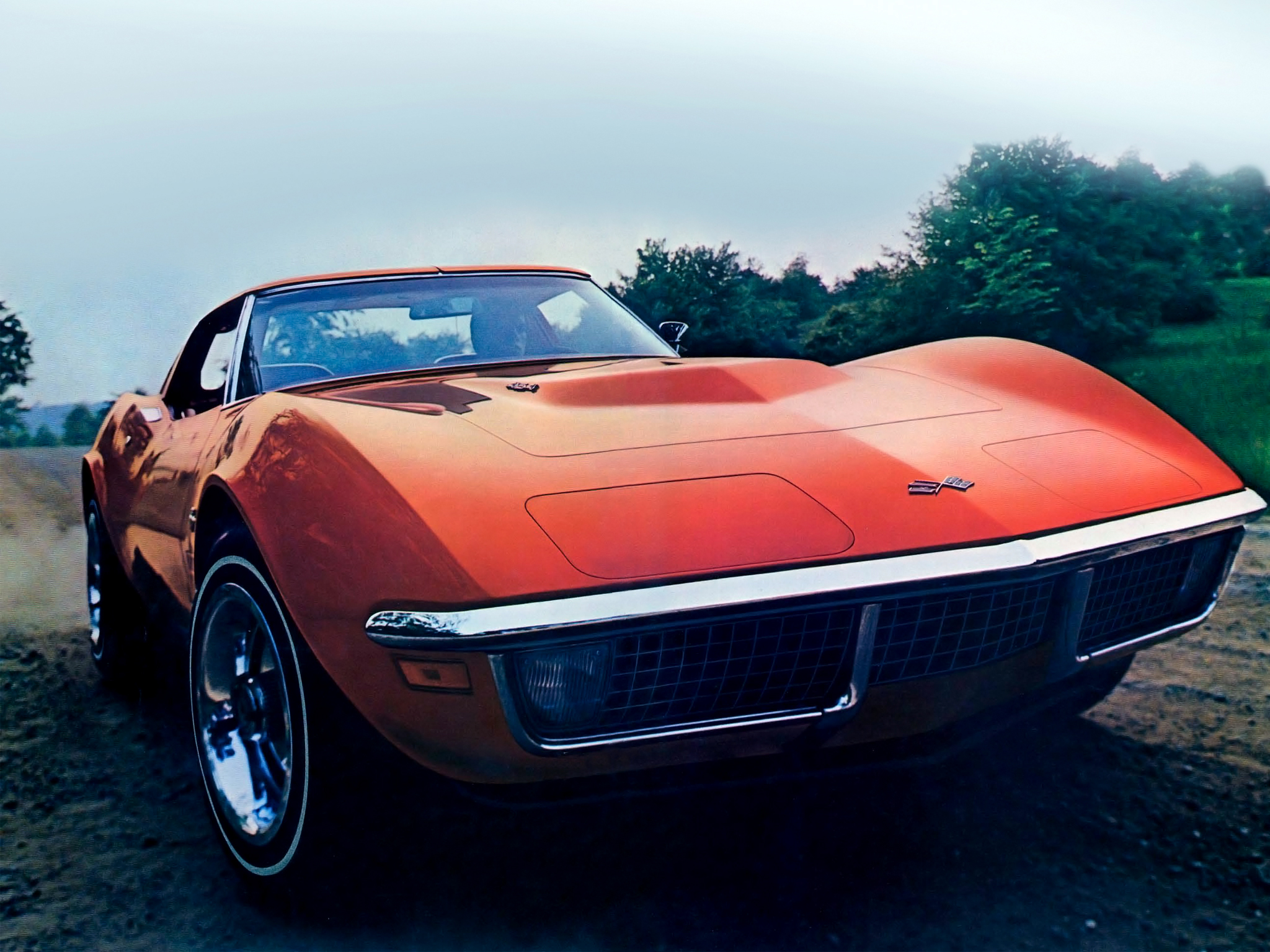 1971, Chevrolet, Corvette, Stingray, 454,  c3 , Supercar, Muscle, Classic Wallpaper