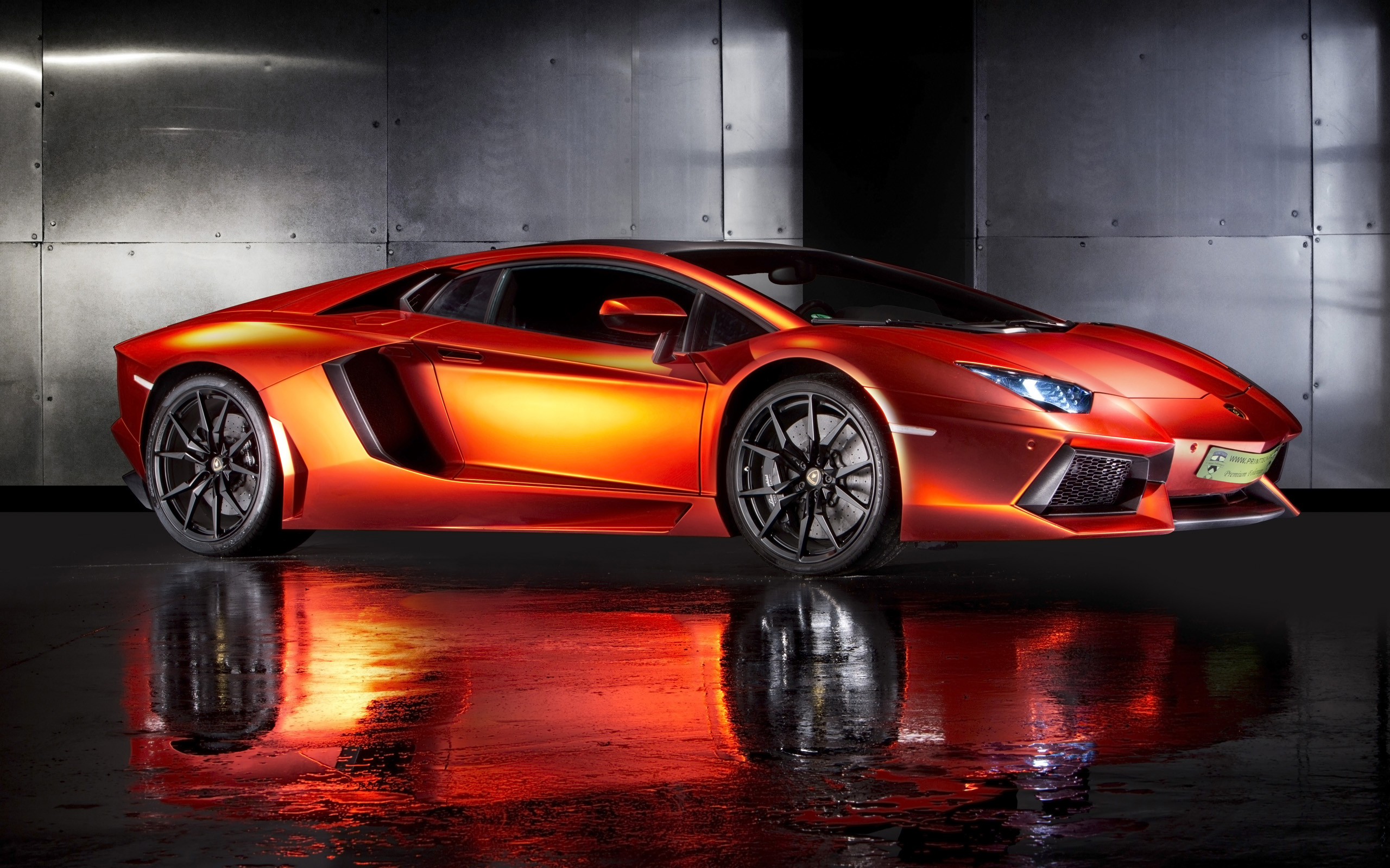 2013, Print tech, Lamborghini, Aventador, Supercar Wallpaper