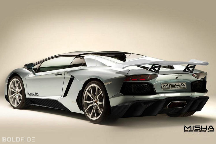 2014, Misha designs, Lamborghini, Aventador, Roadster, Supercar HD Wallpaper Desktop Background