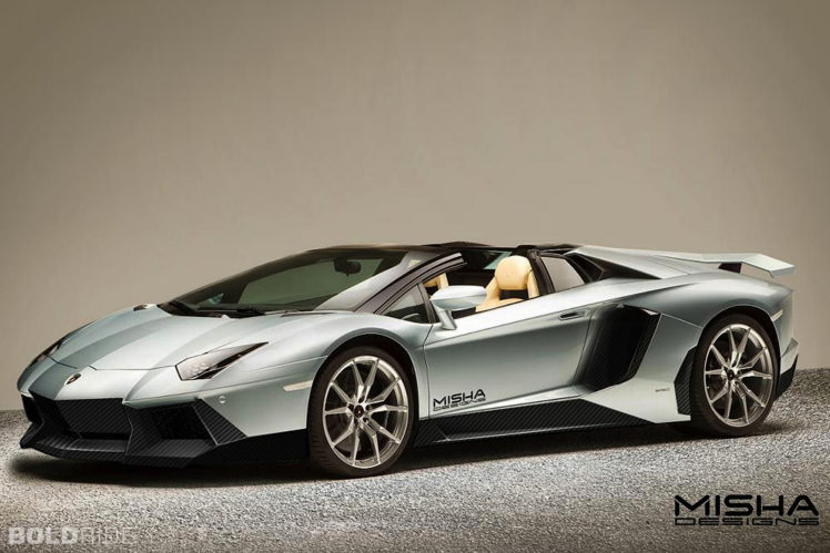 2014, Misha designs, Lamborghini, Aventador, Roadster, Supercar HD Wallpaper Desktop Background