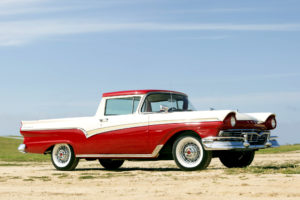 1957, Ford, Ranchero, Custom, 300, Pickup, Retro