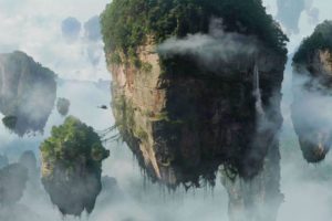 mountains, Avatar, Floating, Pandora, Artwork