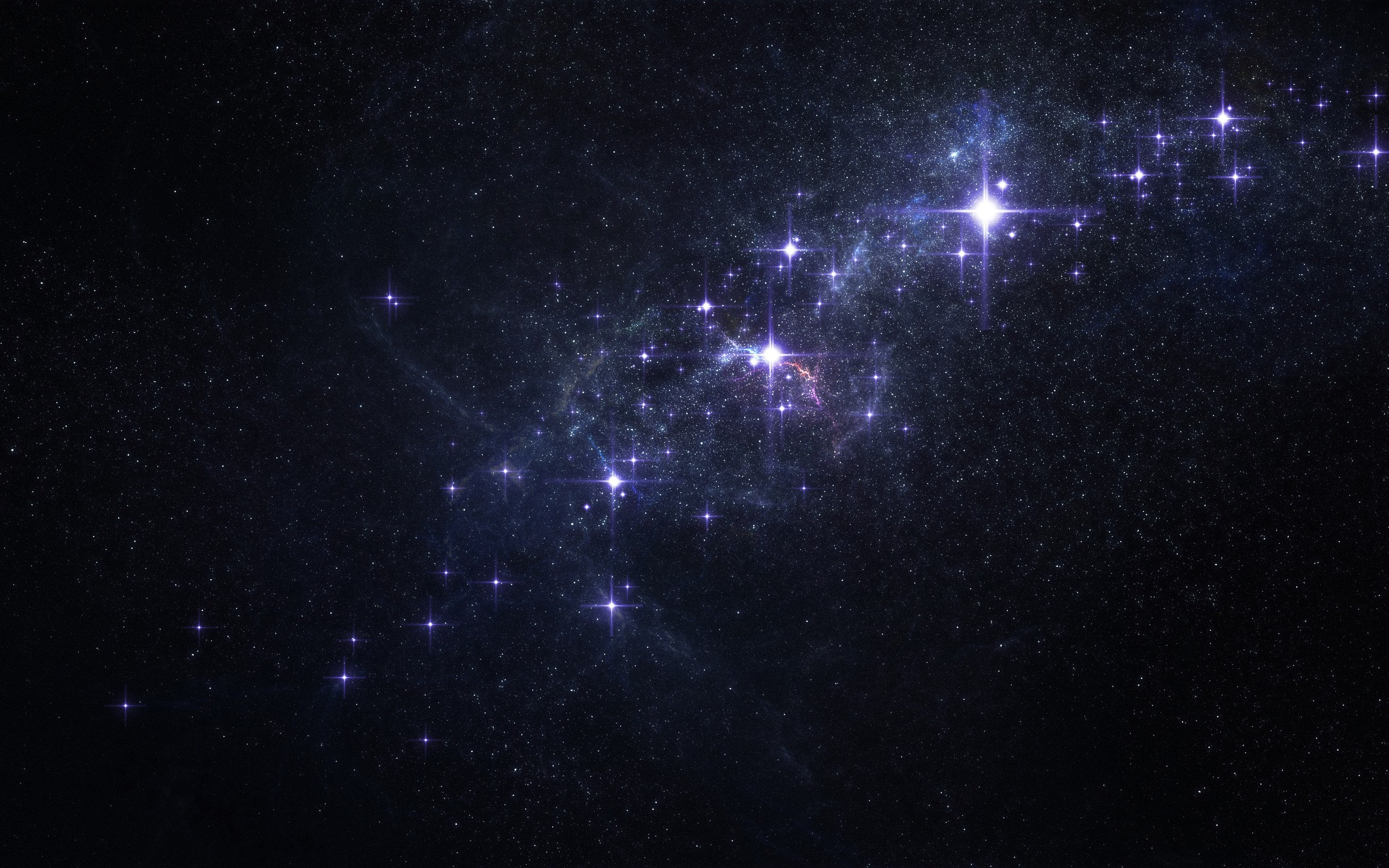 bright, Stars, Into, The, Universe Wallpaper