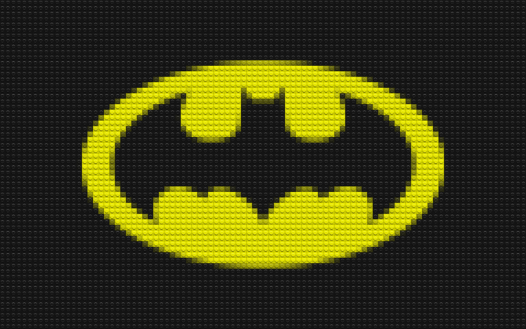 lego, Batman, Dc, Comics, Mosaic, Logos, Batman, Logo HD Wallpaper Desktop Background