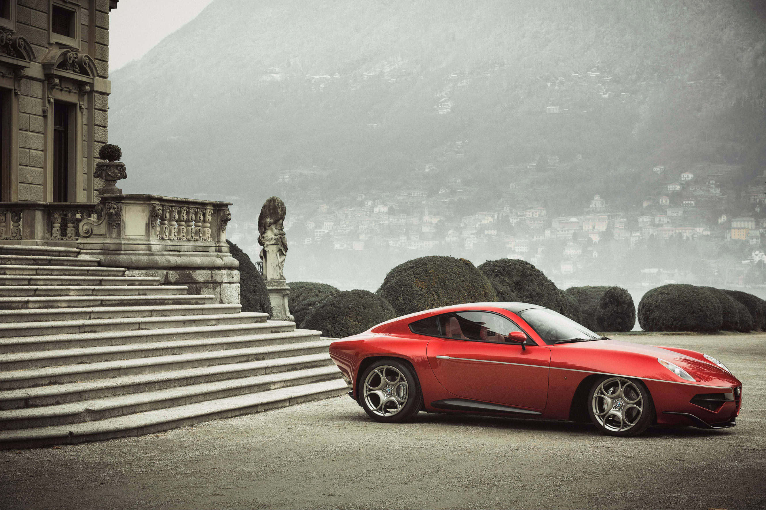 alfa, Romeo, Disco, Volante, By, Touring Wallpaper